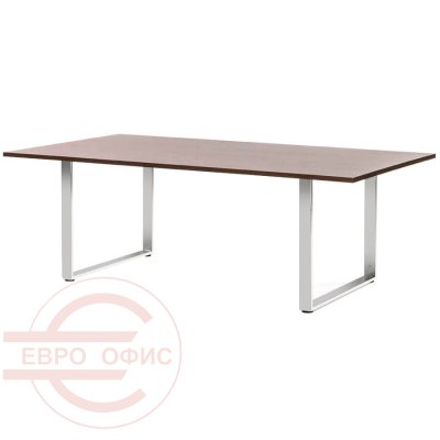 101 901 07 Стол переговоров Profoffice Exe (Орех мароне/Хром)