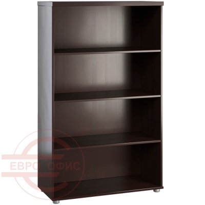 Gr-52 Стеллаж средний широкий Мебель Стиль Grand (Орех тёмный)