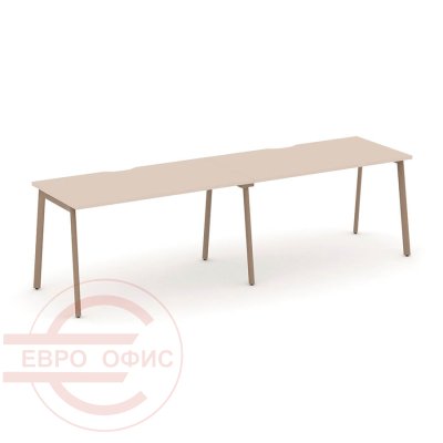 ES.RS-2.3-VP Рабочая станция на 2 места RIVA Estetica (Капучино/Металл Латте)