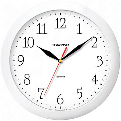 Тройка 11170113 Часы настенные (Серебристый)