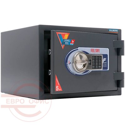 ГАРАНТ 32 EL Огневзломостойкий сейф VALBERG, электронный кодовый (Графит структурированный (RAL 7024))