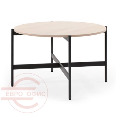 240S041 DY (7016) Стол для переговоров d118 Profoffice RING (Дуб светлый, антрацит)