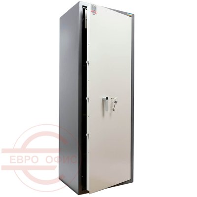 САПСАН-4 Оружейный сейф VALBERG, ключевой (Корпус — графит (RAL 7024), дверь — светло–серая (RAL 7038))