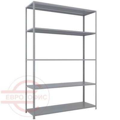 MS-220x150x50 NEW Металлический стеллаж ПРОМЕТ, 5 (Серый полуматовый (RAL 7038))