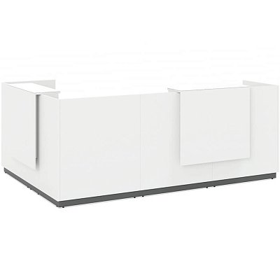 Fasta Corner WLW Приемная стойка Profoffice Fasta (Белый/Белый)