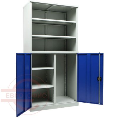 TC-1995/2-102200 Шкаф инструментальный лёгкий ТС ПРОМЕТ (Корпус (RAL 7038), дверь ящика (RAL 5002).)