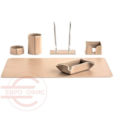 №9 Настольный набор Buvardo (Кожа латте) №9 Настольный набор Buvardo (Кожа латте)