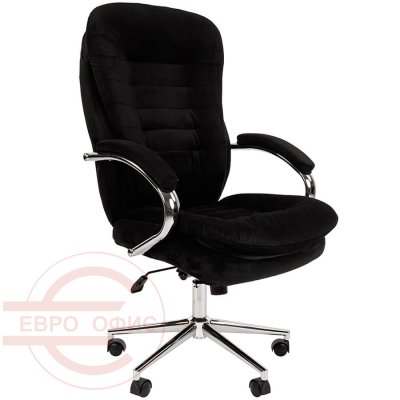 795 Кресло для руководителя Home Chairman, обивка ткань (Черный T-84)