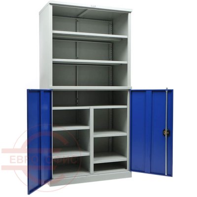 TC-1995/2-102400 Шкаф инструментальный лёгкий ТС ПРОМЕТ (Корпус (RAL 7038), дверь ящика (RAL 5002).)