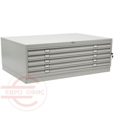 A0-05/0 (база) Картотека большого формата ПРОМЕТ, ключевой (Серый полуматовый (RAL 7038))