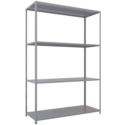 MS-220x150x60 NEW Металлический стеллаж ПРОМЕТ, 4 (Серый полуматовый (RAL 7038))
