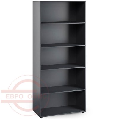 KV-46 Стеллаж высокий широкий Мебель Стиль Kvins (Антрацит)