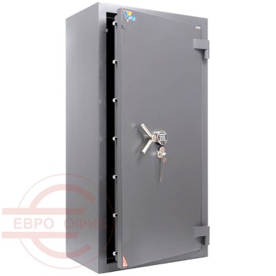 АЛМАЗ 1685 EL Взломостойкий сейф VALBERG, электронный кодовый + ключевой (Графит структурированный)