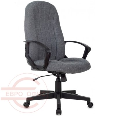 T-898AXSN (3C) Кресло для руководителя  Бюрократ, обивка ткань (Серое (3C1))