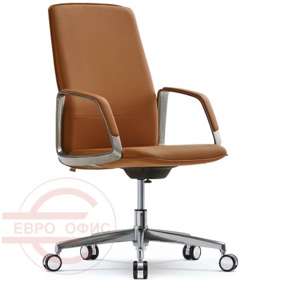 CH5301Z Кресло для руководителя NUO Fursys, обивка экокожа (Коричневое (A485L))