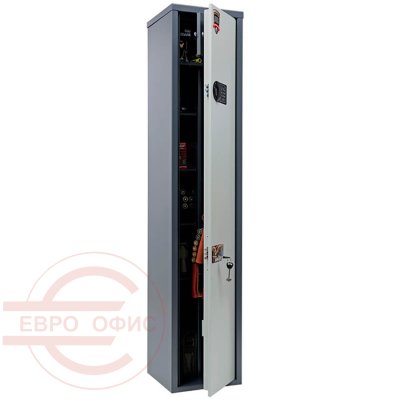 БЕРКУТ 150/2 EL Оружейный сейф AIKO, электронный кодовый + ключевой (Графит структурированный (RAL 7024))