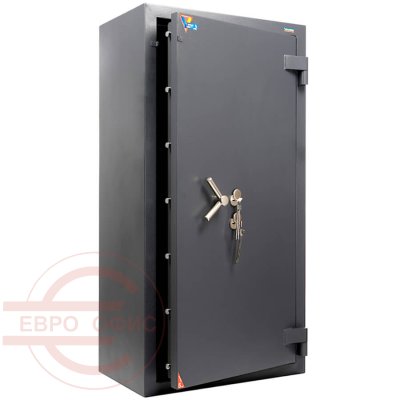 АЛМАЗ 1685 KL Взломостойкий сейф VALBERG, два ключевых (Графит структурированный)