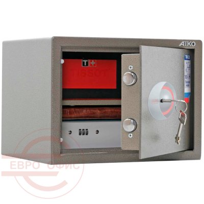 TM-25 Мебельный сейф AIKO, ключевой (Оттенок коричневого с эффектом молотковой эмали)