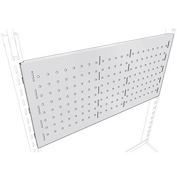 Пп-288х896 Перфорированная панель ПАКС (Черный)