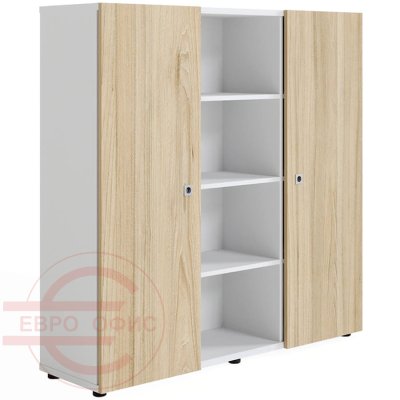 R-87 Шкаф-купе Мебель Стиль Rio Project (Швейцарский вяз MS, белый MS)