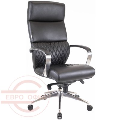 President Кресло для руководителя  EVERPROF, обивка кожа (Чёрный)