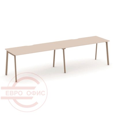 ES.RS-2.4-VP Рабочая станция на 2 места RIVA Estetica (Капучино/Металл Латте)