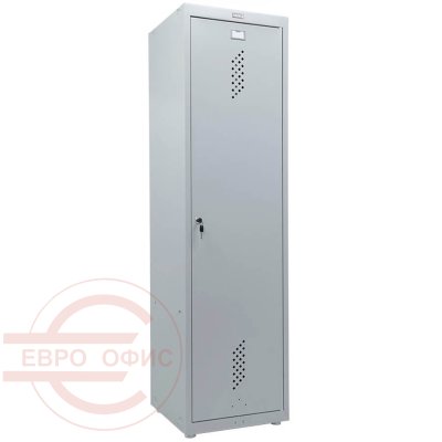 ML-11-50U (LS-11-50) Шкаф для раздевалок усиленный ПРОМЕТ, ключевой (Серый полуматовый (RAL 7038))