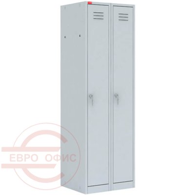 ШРМ-22-М Шкаф для одежды и сумок ПАКС, ключевой (Светло-серый (RAL 7035))