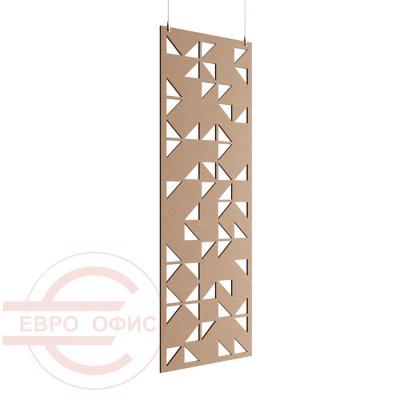 ACO-C-20 Акустическая перегородка 800*2400 Евро Офис (Бежевый (AC-02))