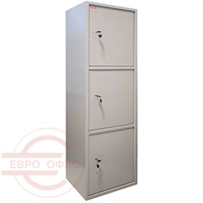 КБС 033н Бухгалтерский шкаф ПАКС, ключевой (Светло-серый)