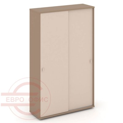 ES.SHK-1.1 Шкаф-купе с полками RIVA Estetica (Латте/Капучино)