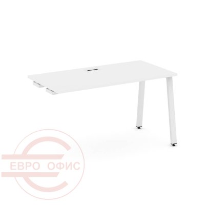 SN-6A.OPRS-001 Стол приставной к опорным элементам RIVA Style Project (Белый/Металл Белый)