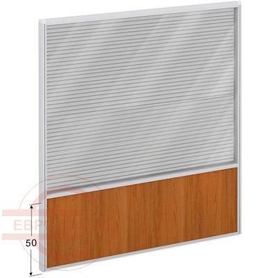 ПК-ЛГ-МДК167х16050ЖД Модуль комбинированный ФЕЛИКС (Стекло+итал.орех)